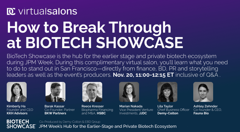 How to Break Through at BIOTECH SHOWCASE (2)